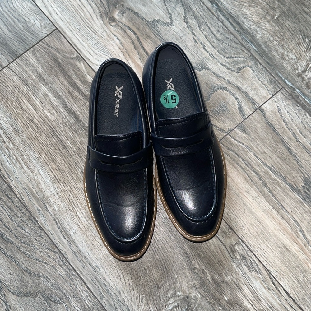 Blue shoes